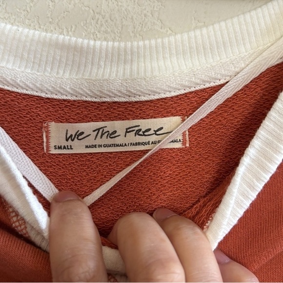 NWOT Free People We The Free | Classic Crew Colorblock Sweatshirt | Small - Picture 11 of 16